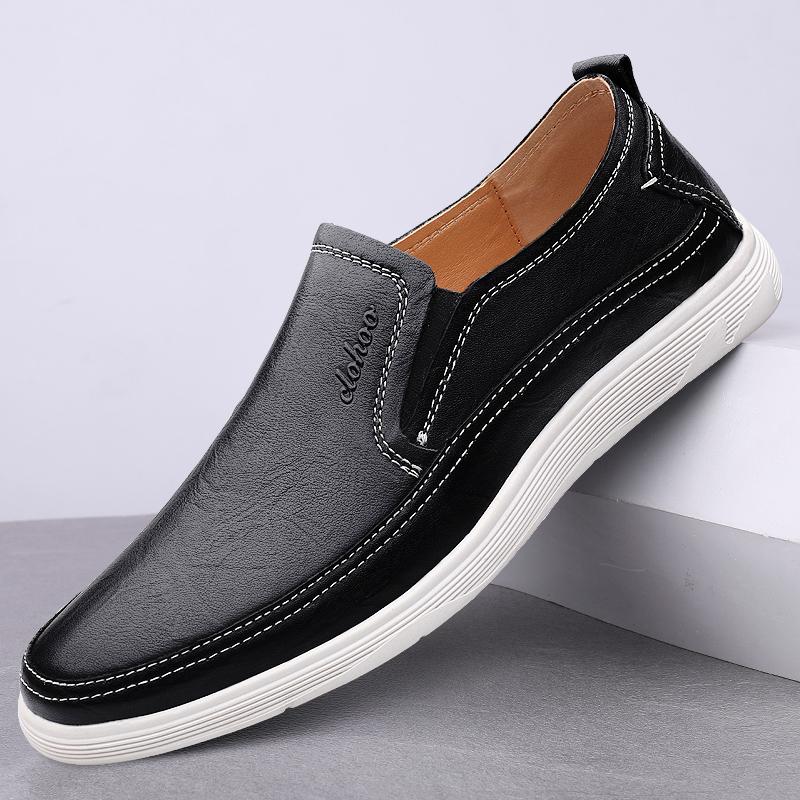 

Men s City Walk Slip-On Sneaker Leather Shoes