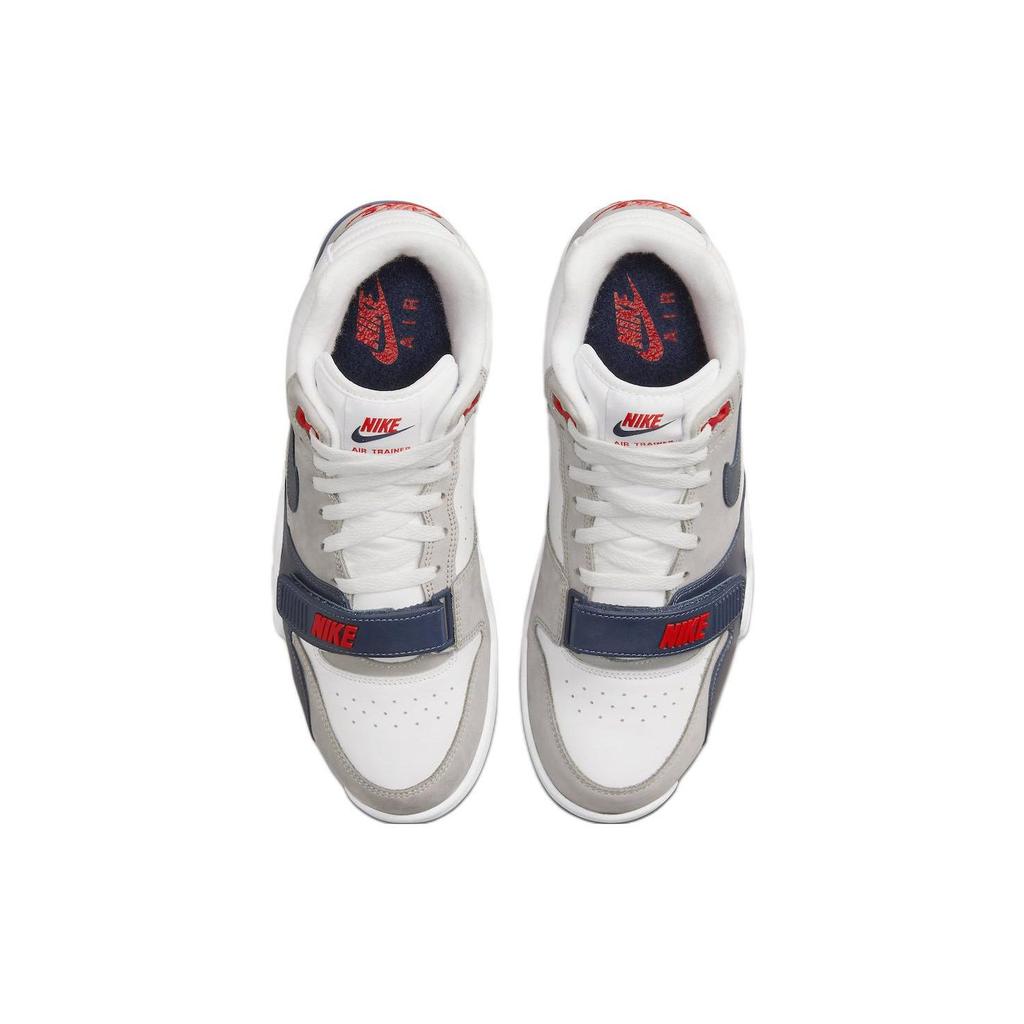 Nike Air Trainer 1 Men White Midnight Navy Medium Grey Chile Red DM0521-101
