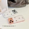 Double-Layer Cartoon Puppy Case for iPhone 14/13 Pro Max - Drop-Proof Full Coverage