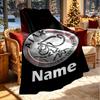 Custom Name Personalized Ajax Print Blanket, Home Decor, Bedroom, Sofa, Camping, Couch, Gifts for Birthday Christmas