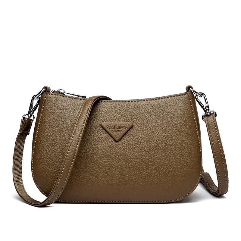 

Today s popular soft leather small square bag women s new commuter portable messenger bag texture versatile underarm shoulder bag