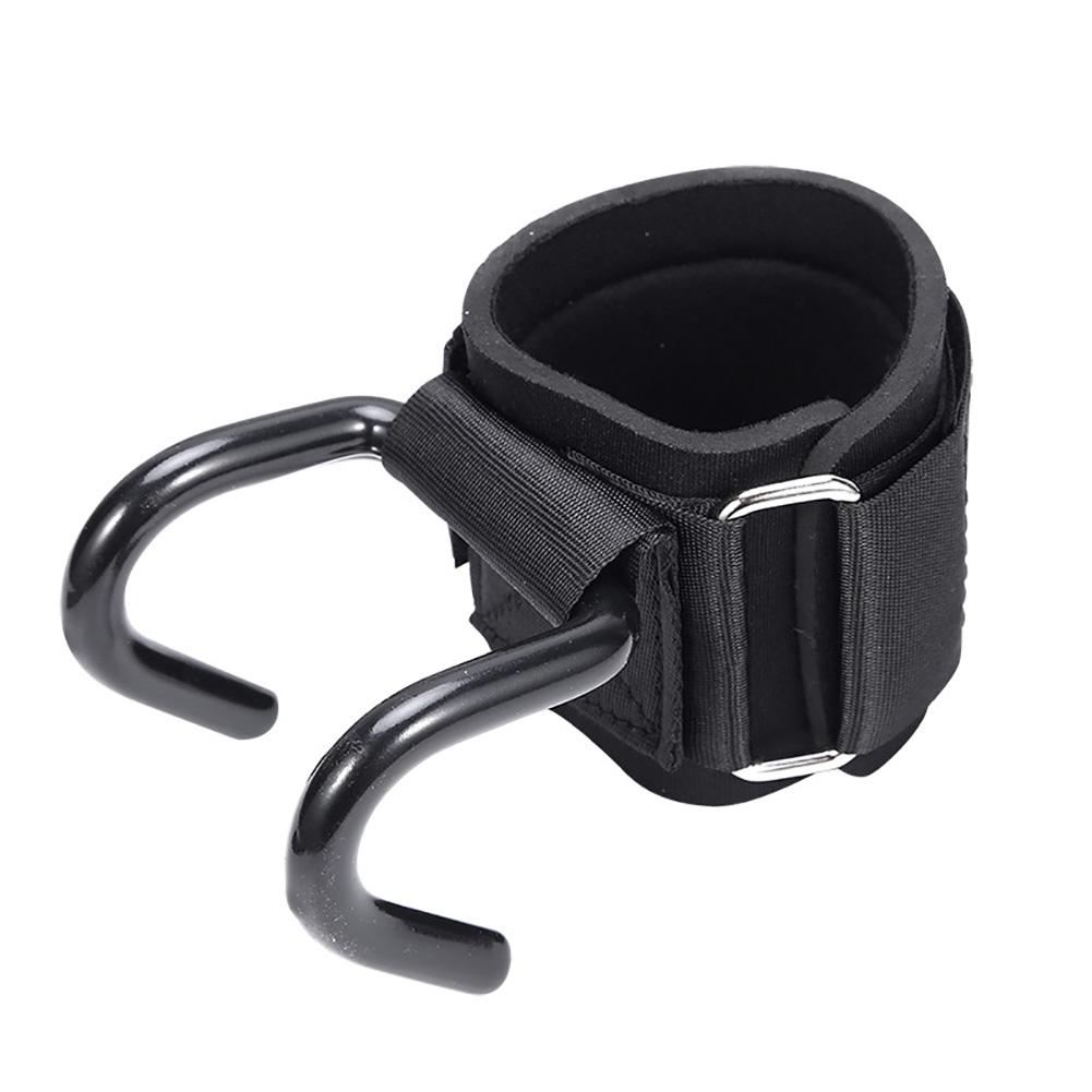 1/2Pcs Lifting Hook Strength Training Wrist Strap Non-slip Hard Pull Hooks Pull-up Hand Strap Grip Wrist Strap Fitness Equipment
