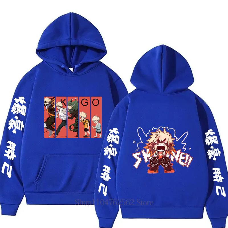 Men Clothes Anime Graphic Print Hoodies Autumn Winter Harajuku Casual Fashion Long Sleeve Tops Fleece Punk Pullover Sweatshirts