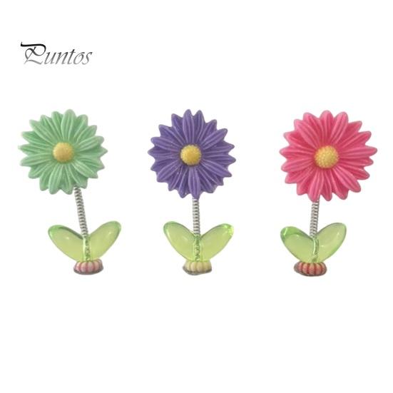 Small Car Dashboard Figurine Spring Wobbly Flower Ornament, Shaking Head Sunflower Interior Decor, Cute Decorations for Rearview Mirror And