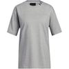 Adidas Ivy Park Comfortable Round Neck Drop Shoulder Short Sleeve T-Shirt Unisex Tops Medium-Gray Mixed-Color HN1565