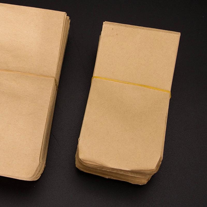 100 Pieces Miniature Kraft Bags for Organizing  and Party Treats Small Coin Envelopes Jewelry Wrapping Pouches