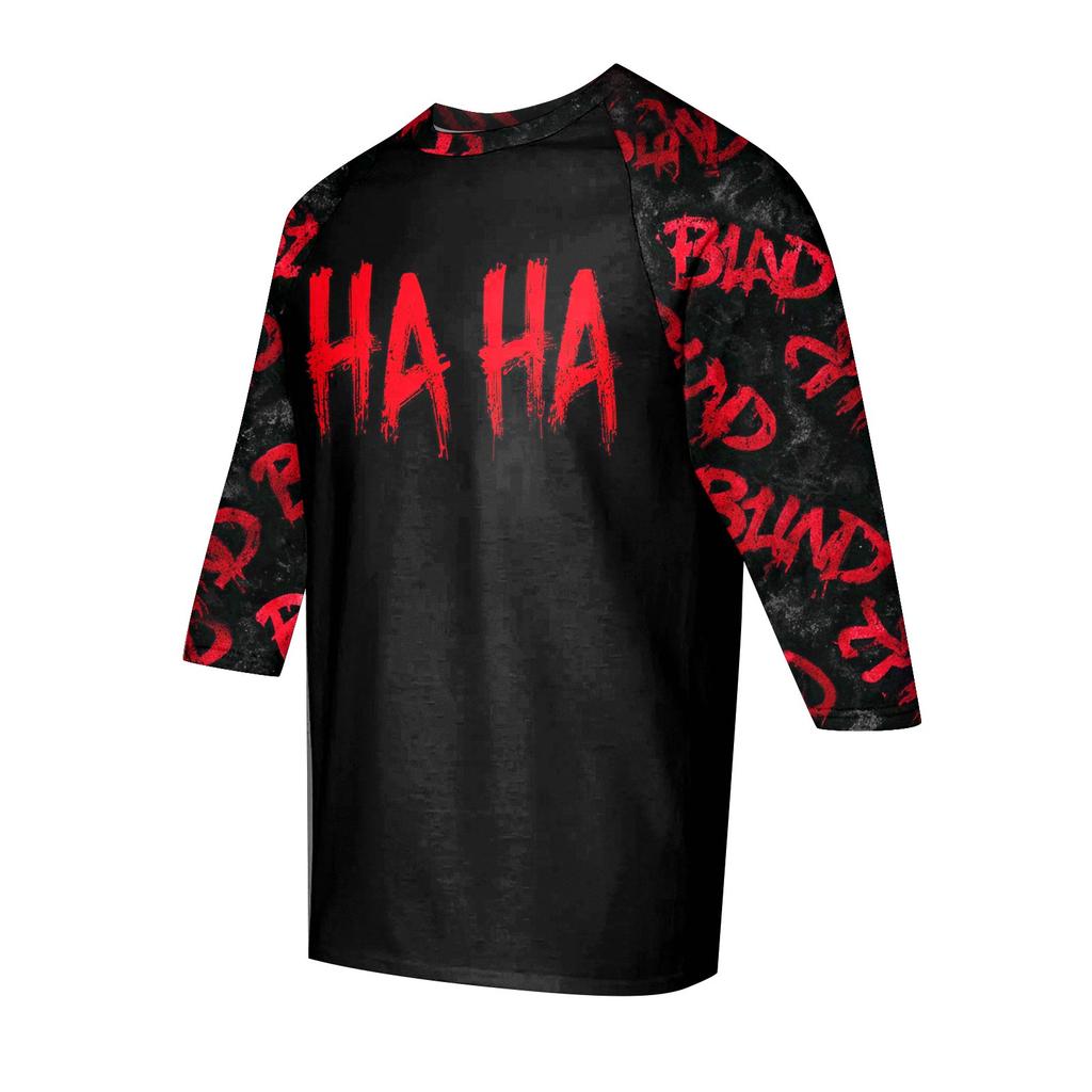 Pánské tričko s kulatým výstřihem a nabíranými rukávy