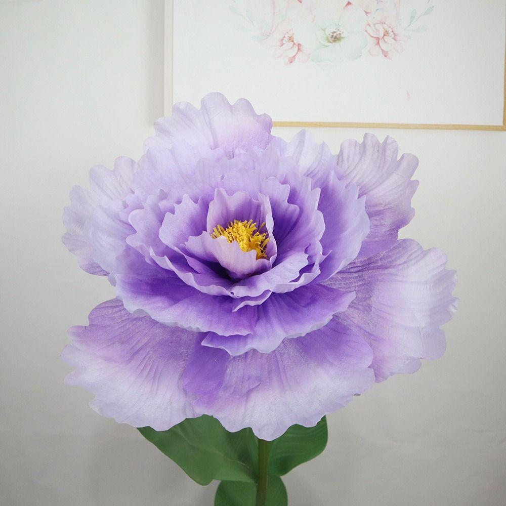 Große Größe Simulierte Pfingstrosen Vliesstoff Pfingstrosenblume NEU Gartendekoration Hochzeitskulisse