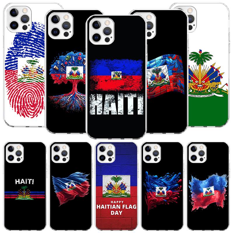 Haiti Haitian Flag Phone Case For iPhone 17 Air 16 15 Plus 11 14 Pro Max 13 Mini 12 7 8 + SE Pattern Art Customized Cover 17 Air