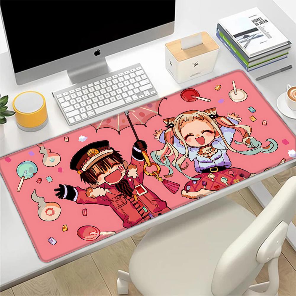 Toiletbound Hanakokun Mousepad HD Printing Computer Gamers Locking Edge Nonslip Mouse Pad XXLxcm Keyboard PC Desk Pad