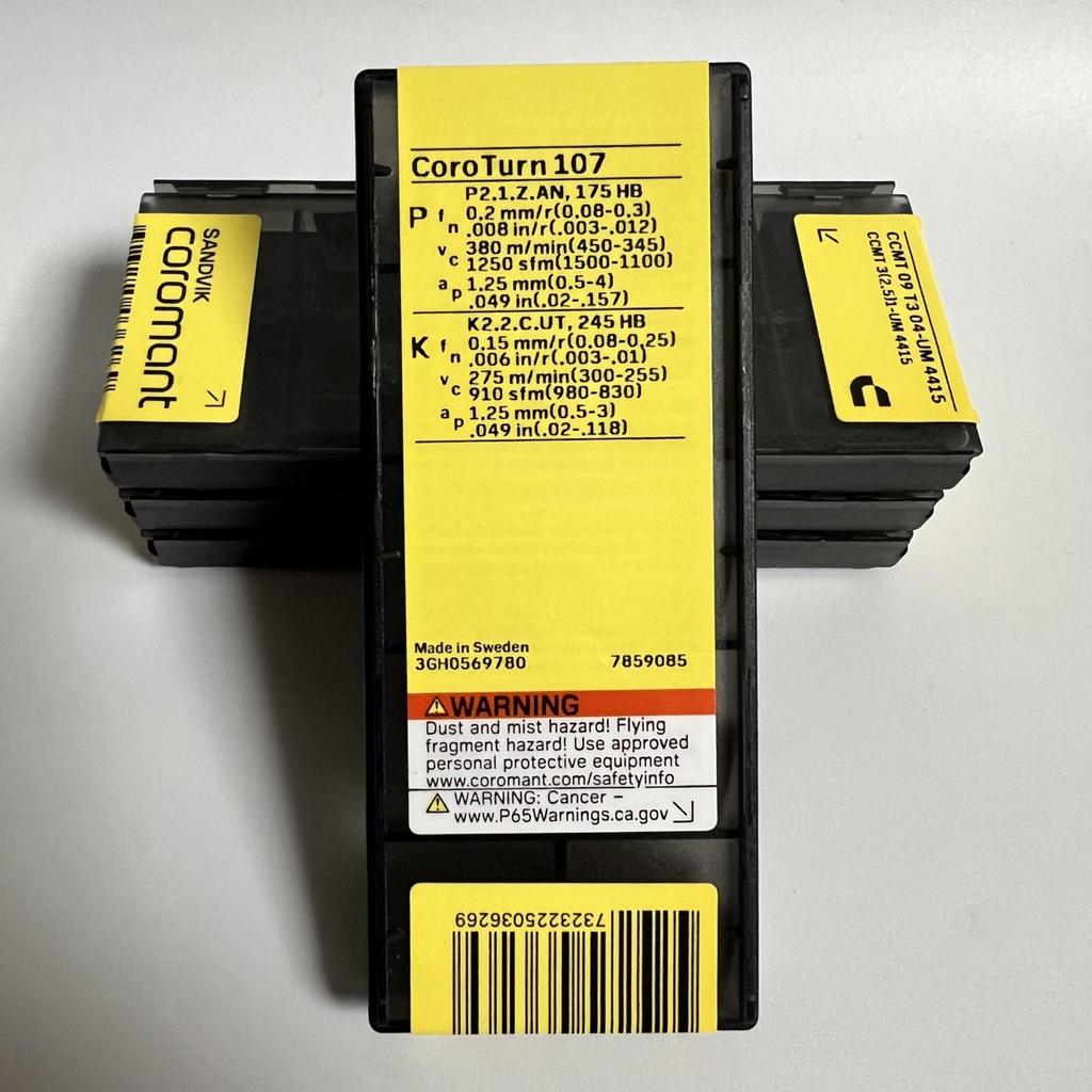 SANDVIK / CCMT09T304-UM 4415 / Original Swedish hard alloy blade 10 Pcs