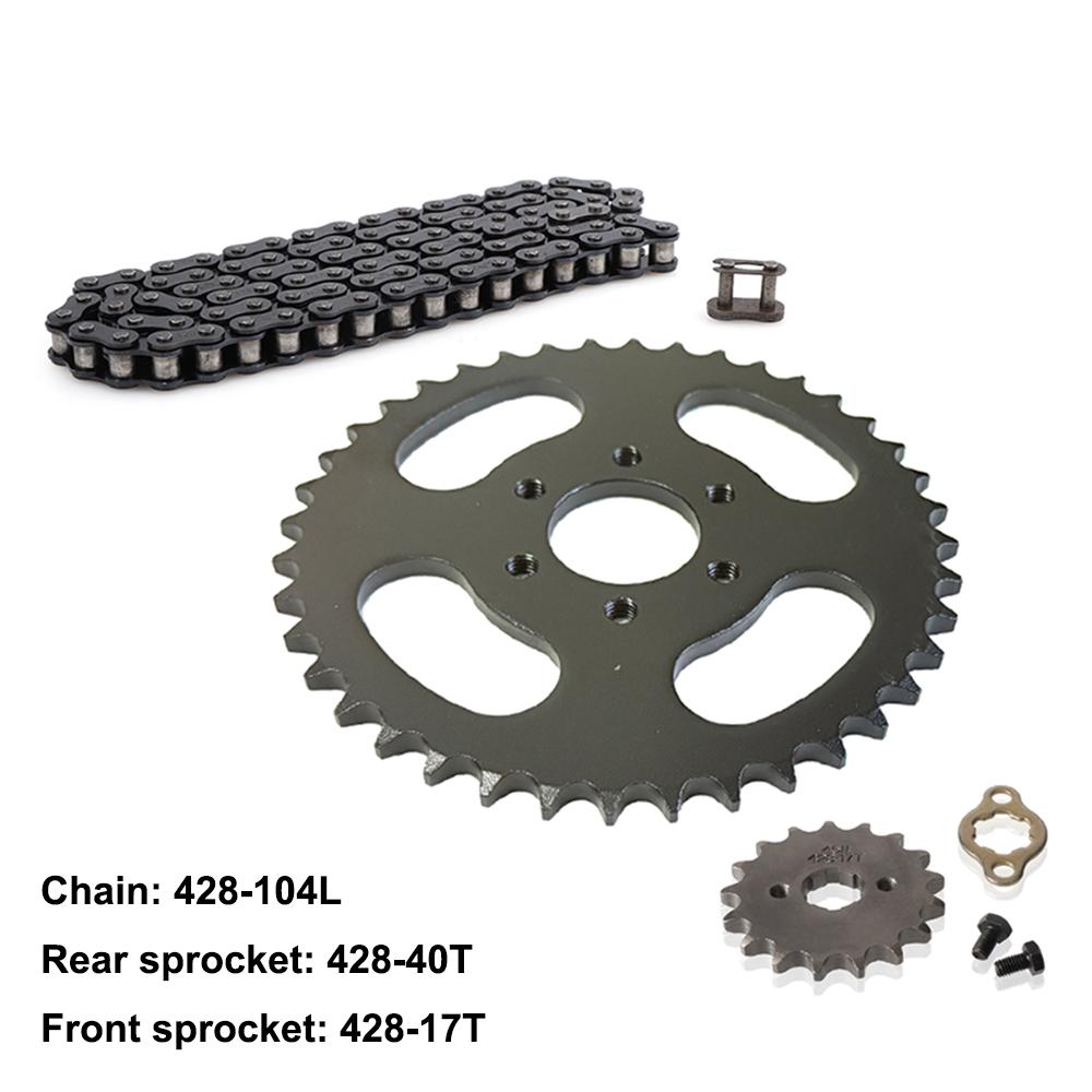 #428-104L Chain 14T-17T Front 40 Tooth