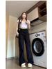 Women's High-Waisted Gray Flared Cargo Pants - Spring 2025 Collection