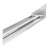 Single stainless steel wall hanging shelf 150cm