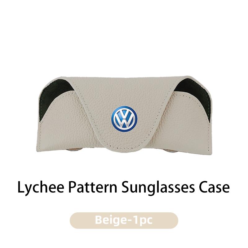 CUP1 Car Interior Sun Visor Glasses Box Sunglasses Storage Clip For Volkswagen VW Golf 4 6 7 GTI Tiguan B6 B7 CC Jetta MK5 MK6 Polo