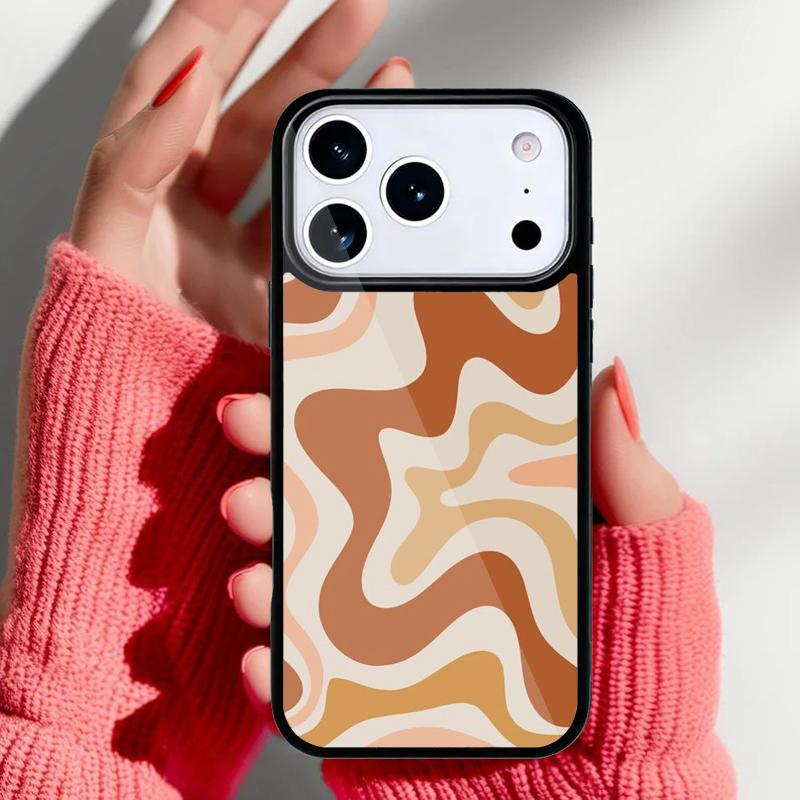 Liquid Swirl Abstract Pattern Phone Case for iPhone 17 16 15 14 13 Pro Max Back Cover for 12 11 Pro Coque
