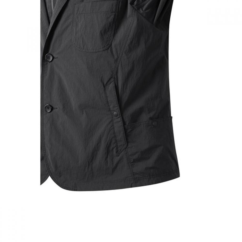 Detachable Hood Loose Fit Jacket Sajas25111chd