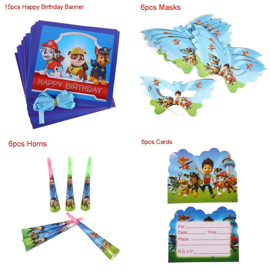Delightful Paw Patrol Kids Theme Birthday Party Supplies For Joyful Celebrations And Decorations