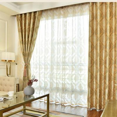 Luxus Sötétítő Hőszigetelő Dombornyomott Jacquard Függöny Ablakfüggönyök Nappalihoz és Hálószobához Zajcsökkentő és Függönyök az Intimitásért Lakásdekoráció