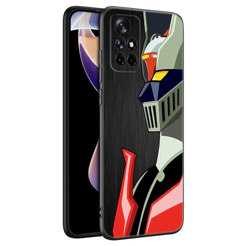 

Аниме Чехол для телефона Mazinger Z из черного силикона для Xiaomi Redmi Note 10 11 11S 12 13 4G 8 9 11T Pro 5G Plus 8T 9S 10S 12S Redmi Note 12 4G