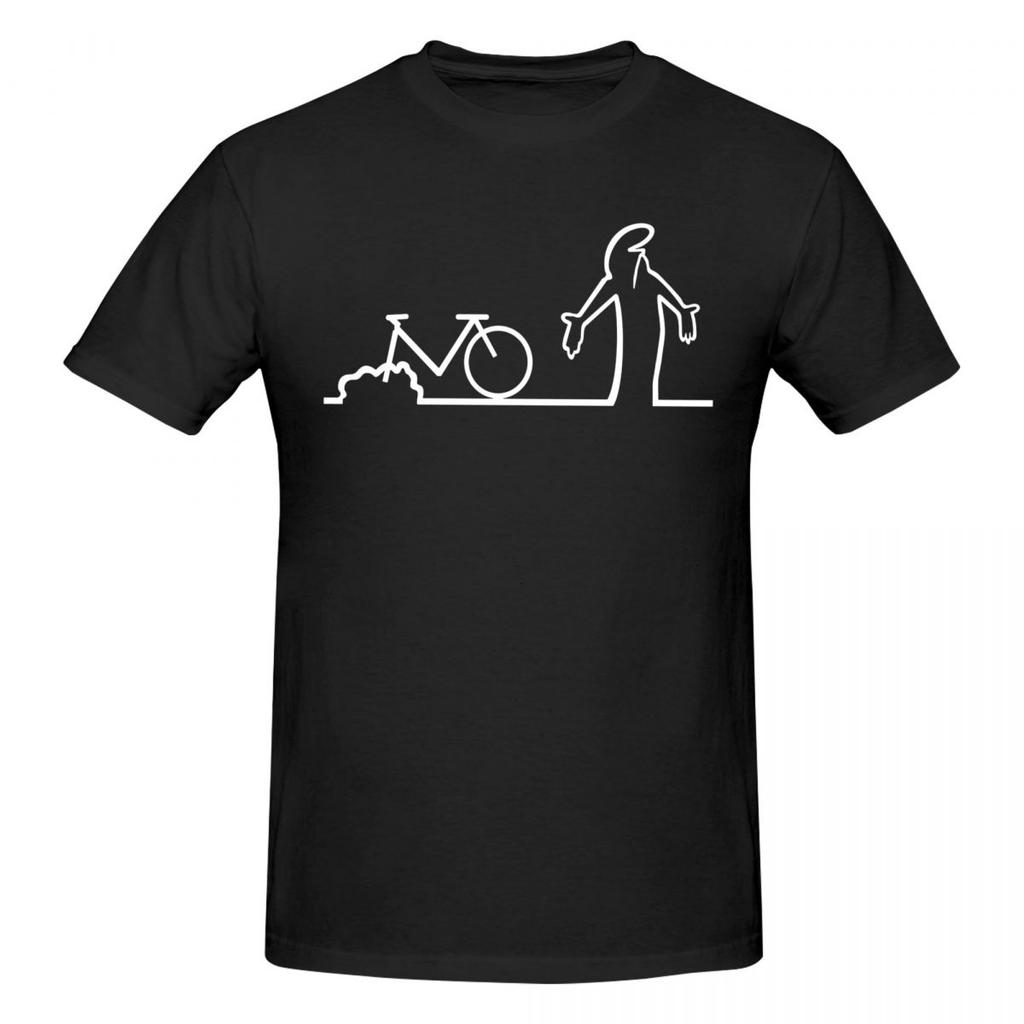 Unisex La Linea Bicycle T Shirt Streetwear Big Size Cotton Sleeve Custom Tshirt