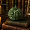 Gifts for Dark Aesthetic Lovers 3D Printed Halloween Skull Pumpkin Decorations, Skeleton Head Desktop Ornament, Decorative Relief Crafts Table