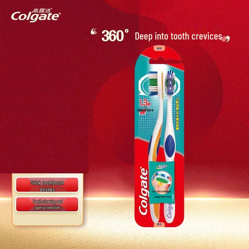 

Colgate 360 Soft Bristle Toothbrush (4-Pack)