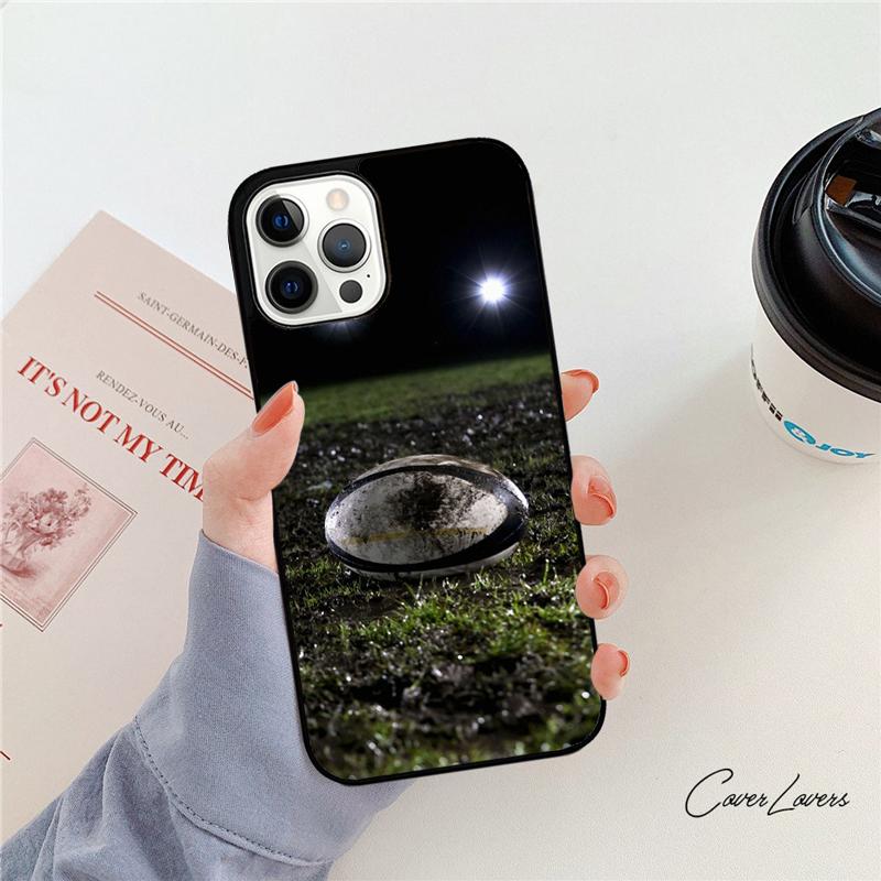 

Rugby Ball Phone Case For Apple iPhone 17 Air Pro Max Plus Coque For iPhone 17 Air 14 15 16 13 12 Max Cover iPhone 15