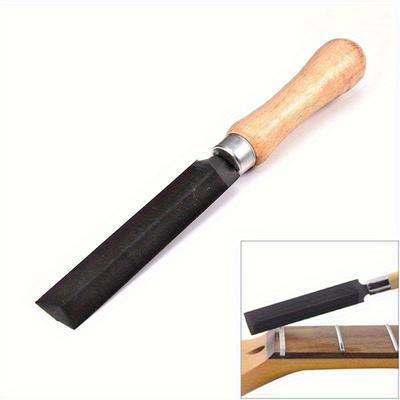 1 Stk. Tragbares Gitarrensaiten-Kissen Schleiffeile Gitarrensattelfeile Instrument Lochschlitzfeile Gitarrenreparatur Werkzeug