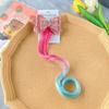 1/2pcs Cute Curly Hair Bowtie Wig Girls Hairpins Ombre Color Headwear Hair Clips For Princess Dress Up Birthday Gift Party Favor