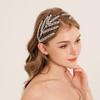 Hair Accessories Luxury Rhinestones Bride Grotto Wedding Banquet Headwear Crystal Zircon Leaf Headband