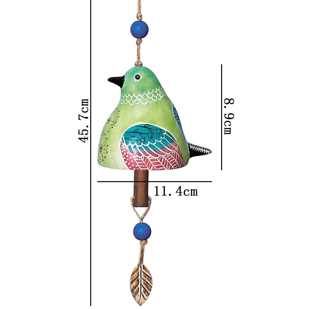 Ceramic wind chimes auspicious hanging decoration Chinese wind chimes creative home birthday gift