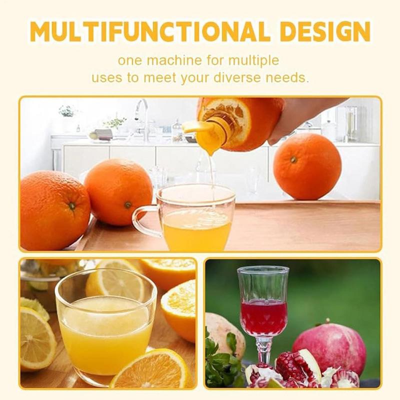 Lemon Press Squeezer Portable Manual Orange Juicer Hand Lemon Juicer Faucet Screw Top Lemon Juicer with Built-In Filter