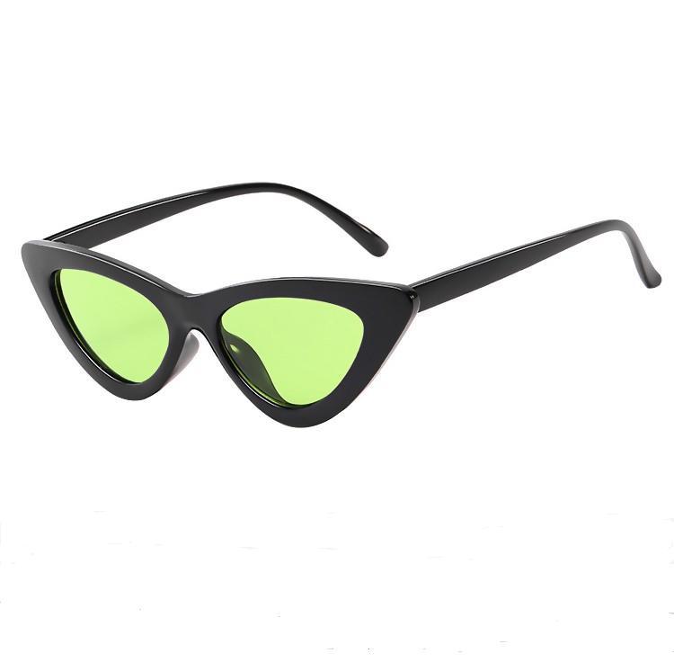 Vintage Okulary przeciwsłoneczne Kocie oko Kobiety Seksowne Retro Małe Kocie oko Okulary przeciwsłoneczne Markowy Projektant Kolorowe Okulary Dla Kobiet