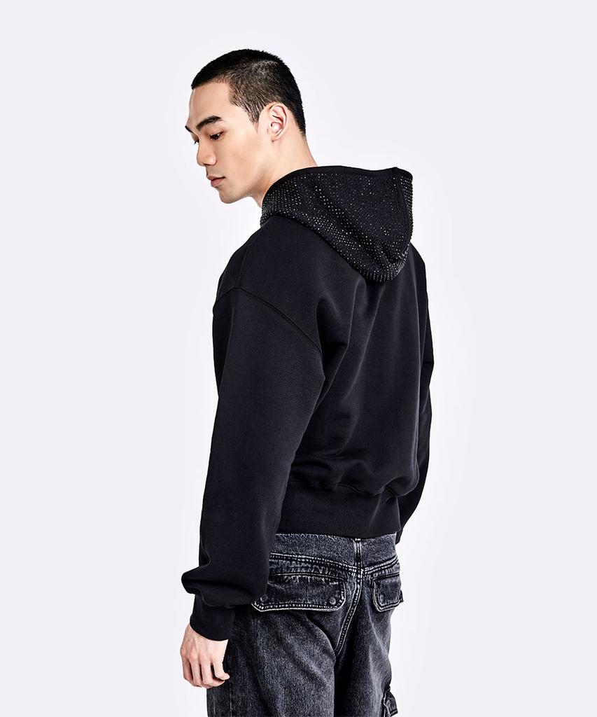 Rinestone Hoodie - Black