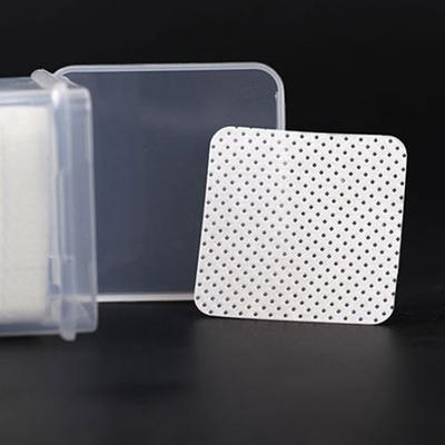 200 Pièces Lingettes Coton Sans Peluches Nettoyant Dégraissant Coton Nettoyant pour Colle à Cils