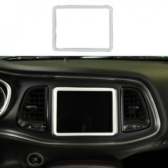 7inch Dash GPS Navigation Screen Panel Bezel Cover Trim For Dodge Challenger 15+