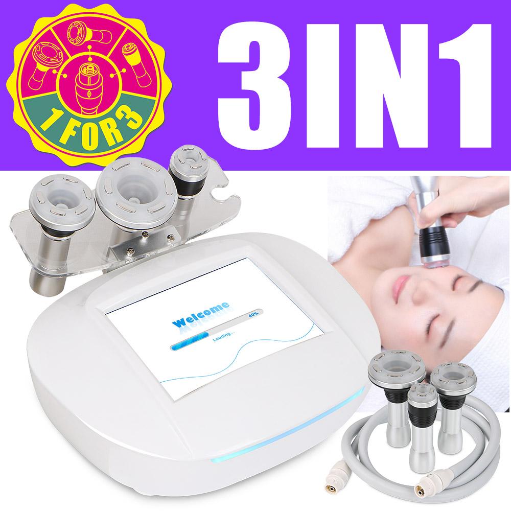 3 i 1 Vakuum RF Foton Hudstramning Kroppscellulittfjerning Slankemaskin