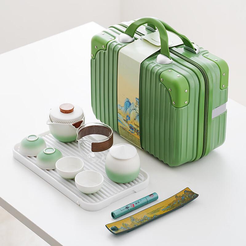 Portable Ceramic Kung Fu Tea Set