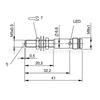 Balluff BES00L5 Proximity Switch BES 516-3022-G-E5-C-S49 New