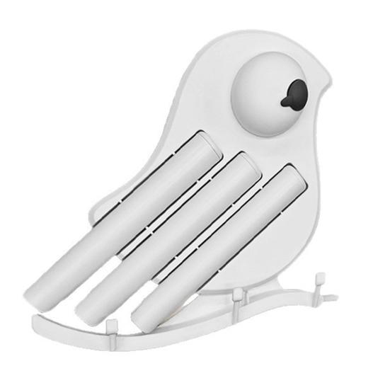 5 in 1 Bathroom Cleaning Tool Storage Rack Bird Design Wall-Mounted Organizer with 5 Cleaning Tools Bathroom Supplies