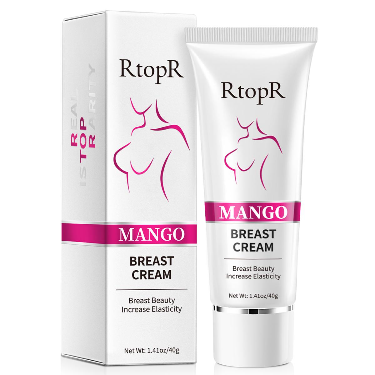 

RtopR Крем для груди с манго Укрепляющий и эластичный крем для груди Увеличение груди Уход за грудью 1pcs