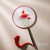 Suzhou Double Sided Embroidery Circular Fan Handmade Silk Fan Chinese Ancient Style Silk Fan National Style Characteristic Souvenir for Foreigners