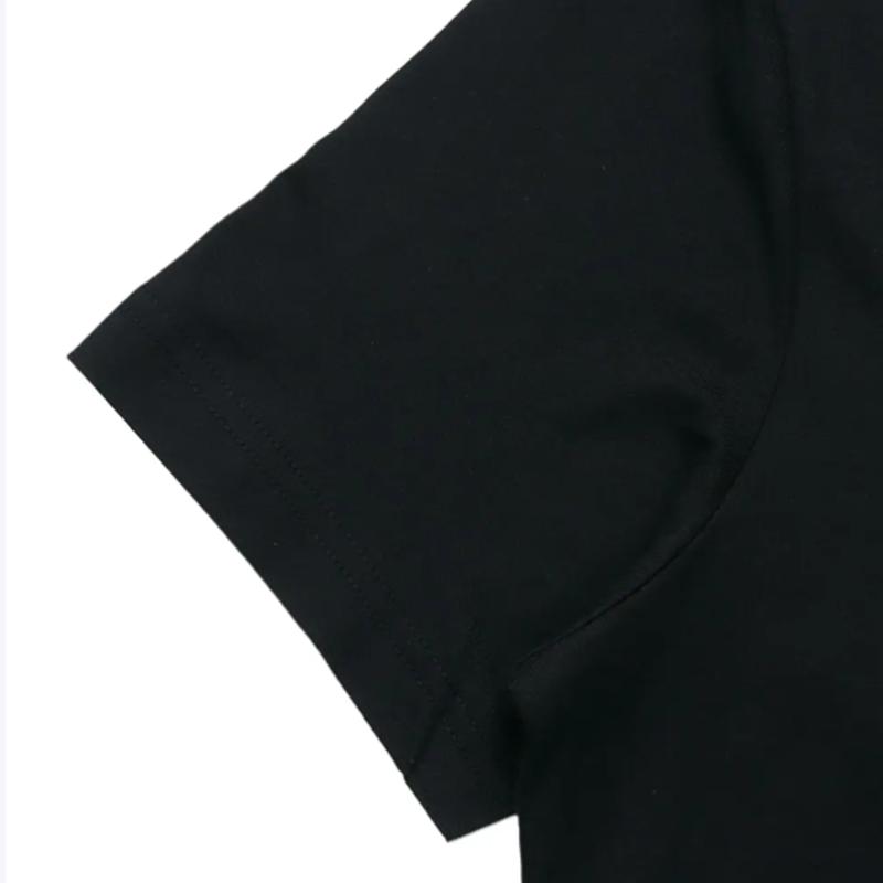 Li-Ning Letter Logo Printed Round Neck Short Sleeve Comfortable Mid Waist Five Point Shorts Casual Sports Suit Unisex Suit Black AHSVD53-1+YAPV001-1