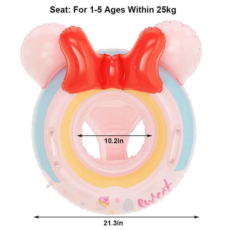 Rooxin Baby Swim Ring Tube Inflatable Swimming Ring Seat For Kid Swimming Circle Float Swim Pool Beach Water Play Equipment