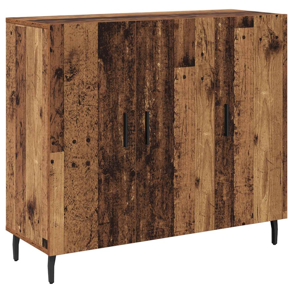 Sideboard Reclaimed Wood 90 x 34 x 80 cm Engineered Wood