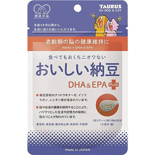 

Taurus Delicious Natto DHA & EPA Plus Добавка для домашних собак и кошек, 30 г