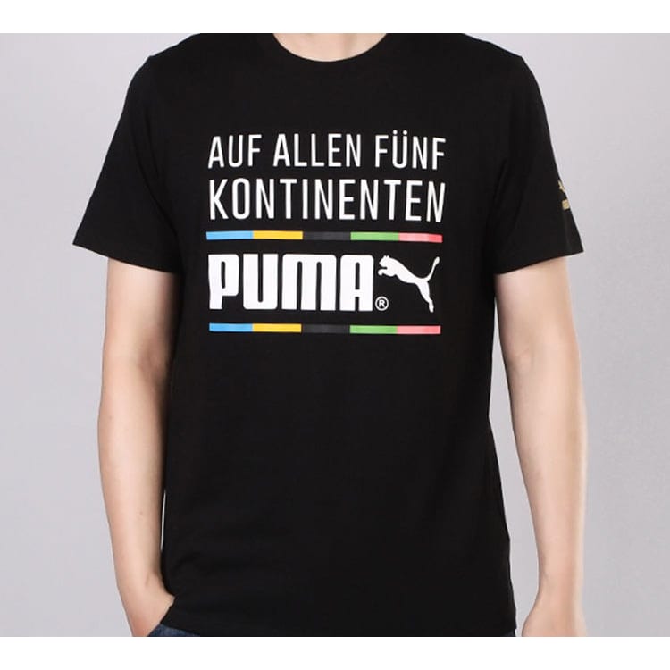 PUMA TFS GRAPHIC T Shirts Men's Crew Neck Moderate Straight Fit 599997-51