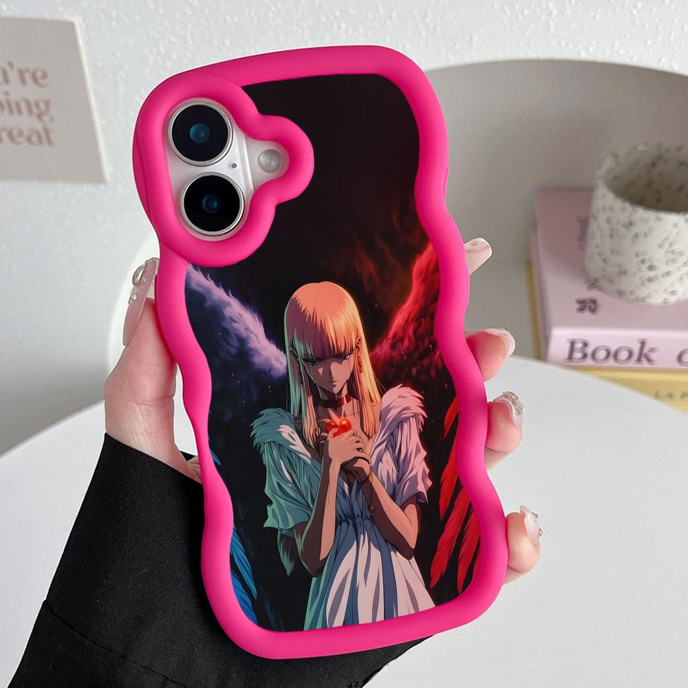 

Yugioh Change of Heart Phone Case for iPhone 17 16 15 14 13 12 11 Air Pro Max Plus Red Soft TPU Wavy Edge Cover iPhone 15