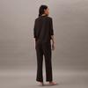 Calvin Klein Soft Stretch Straight Leg Casual Lounge Pants Women bottoms Space-Black QS7285